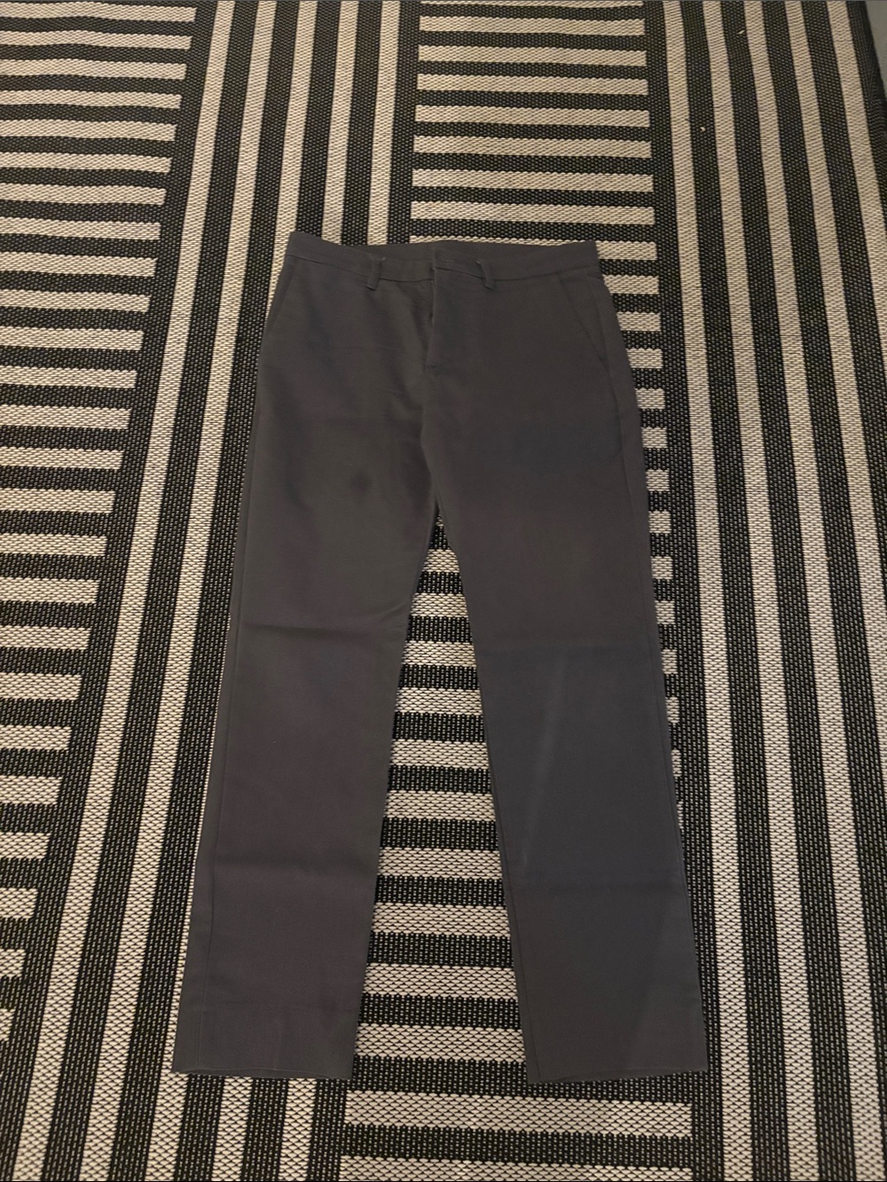 Calvin Klein Men's Charcoal Straight-Leg Chinos